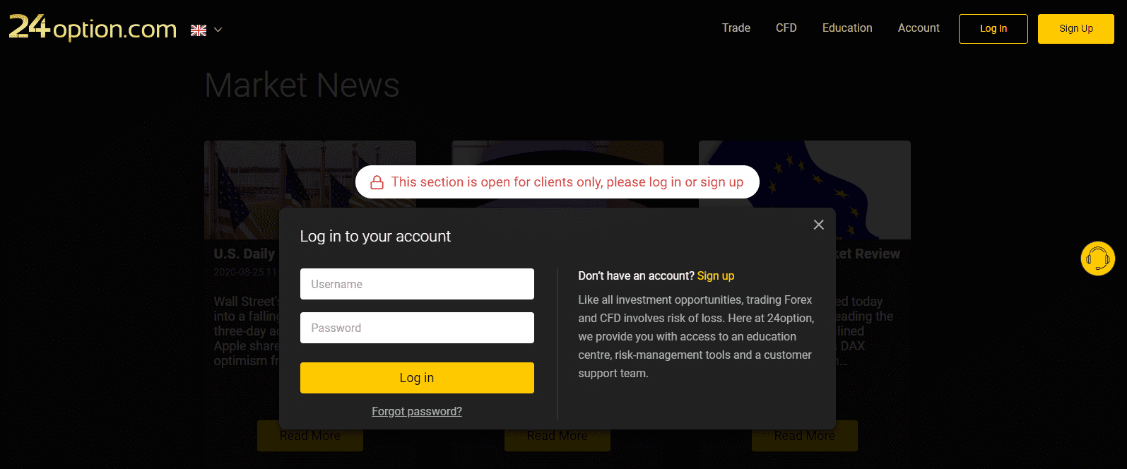 24Option Review registration required 24Option Review registration required